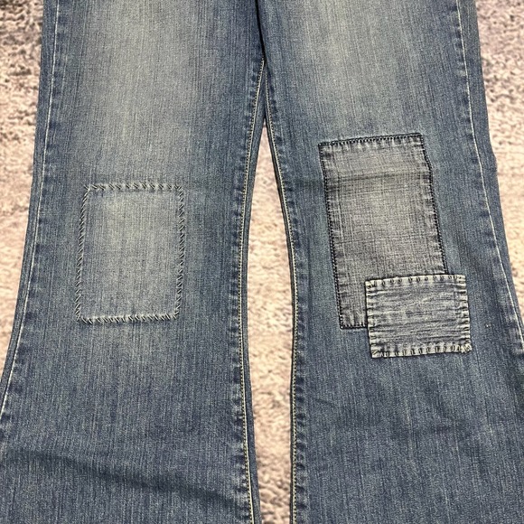 NWT Vintage Lucky Brand Jeans Womens 10 (32x33) Blue Sweet N Low Rise Flare Y2K - Picture 6 of 16